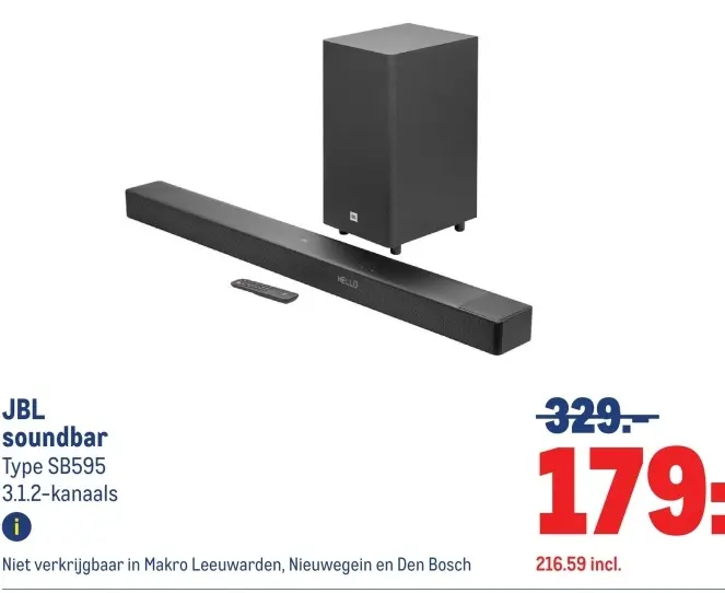 Aanbieding: soundbar