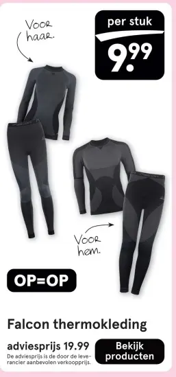 Aanbieding: Falcon thermokleding