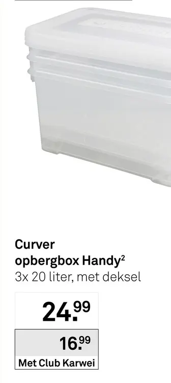 Aanbieding: Curver opbergbox Handy²
