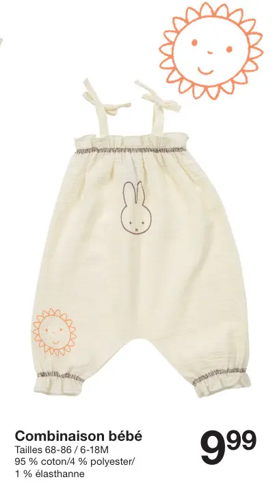 Offre: Combinaison bébé