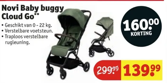 Aanbieding: Novi Baby buggy Cloud Go