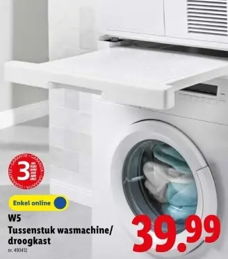 Promotie: Tussenstuk wasmachine/droogkast