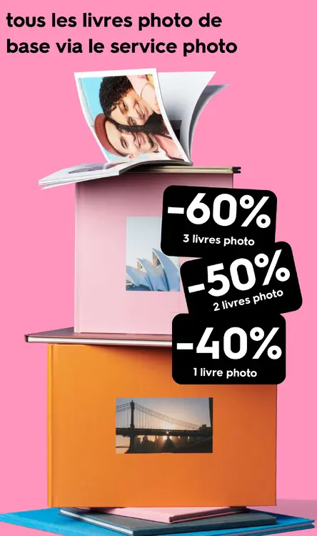 Offre: tous les livres photo de base