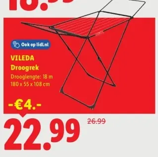Aanbieding: Droogrek