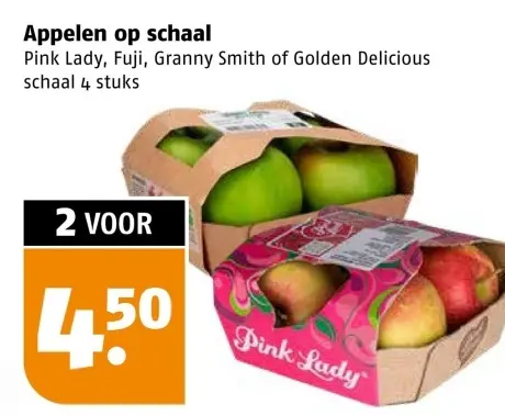 Aanbieding: Appelen op schaal