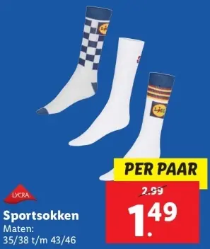 Aanbieding: Lidl sportsokken
