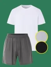 Aanbieding: Korte linnen heren pyjama