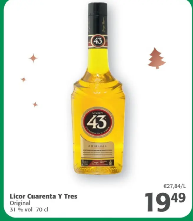 Promotie: Licor Cuarenta Y Tres