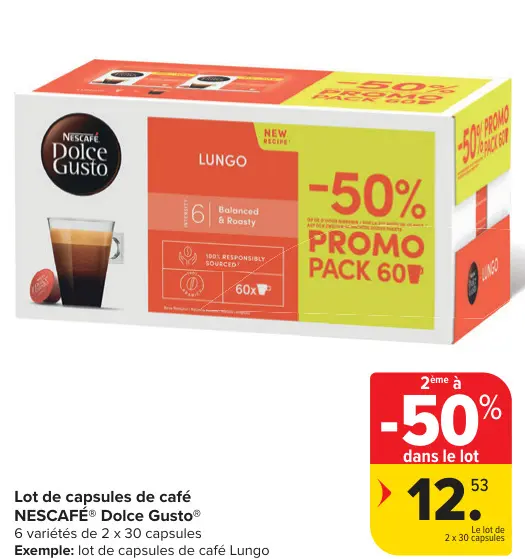 Offre: Lot de capsules de café