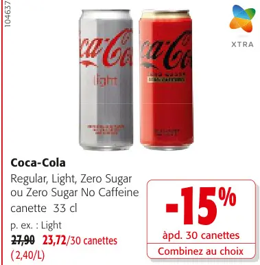 Offre: Coca-Cola