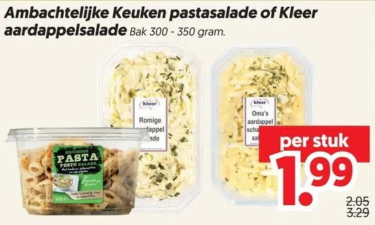 Aanbieding: Pastasalade of aardappelsalade