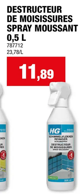 Offre: Destructeur de moisissures