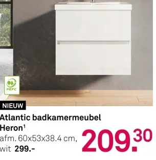 Aanbieding: Atlantic badkamermeubel Heron
