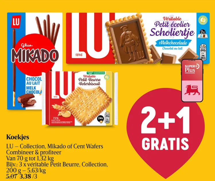 Promotie: Koekjes LU - Collection, Mikado of Cent Wafers