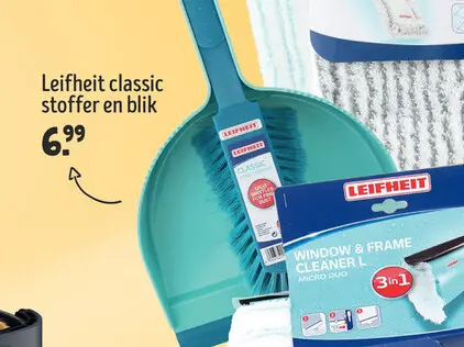 Aanbieding: Stoffer en blik