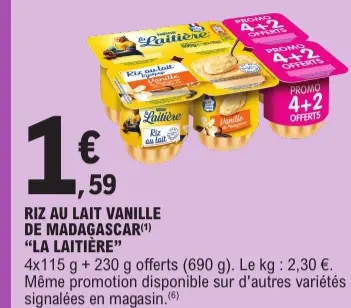 Aanbieding: RIZ AU LAIT VANILLE DE MADAGASCAR