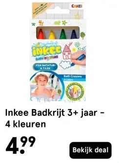 Aanbieding: Inkee Badkrijt