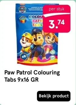 Aanbieding: Paw Patrol Colouring Tabs