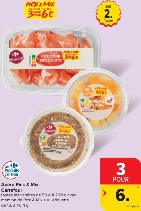 Offre: Apéro Pick & Mix