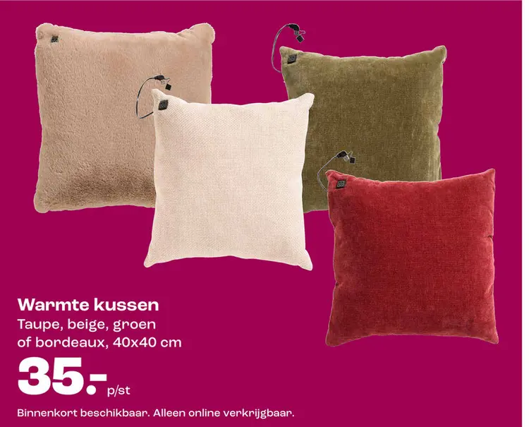 Aanbieding: Warmte kussen