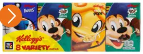 Promotie: KELLOGG'S Variety Minipacks 8st