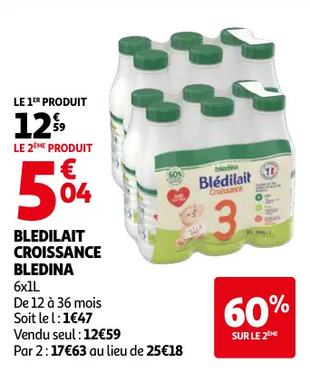 Offre: Bledilait croissance