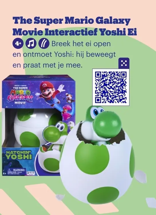 Promotie: The Super Mario Galaxy Movie Interactief Yosh