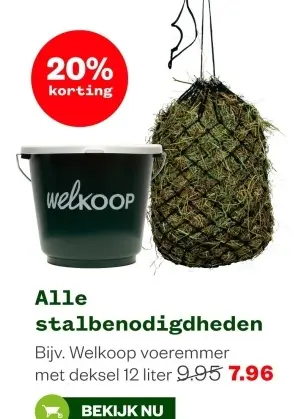 Aanbieding: Welkoop voeremmer met deksel