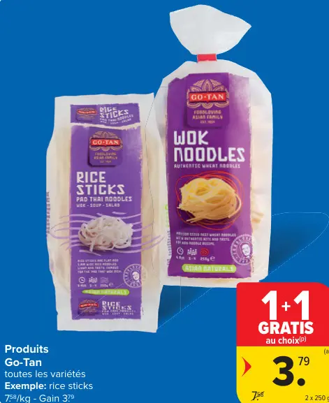 Offre: Rice Sticks and Wok Noodles