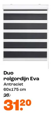 Aanbieding: Duo rolgordijn Eva