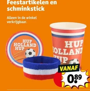 Aanbieding: Feestartikelen en schminkstick