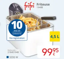Offre: Friteuse