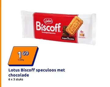 Aanbieding: Lotus Biscoff speculoos met chocolade