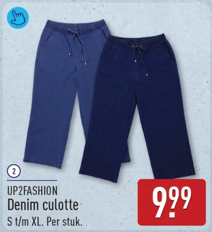 Aanbieding: Denim culotte