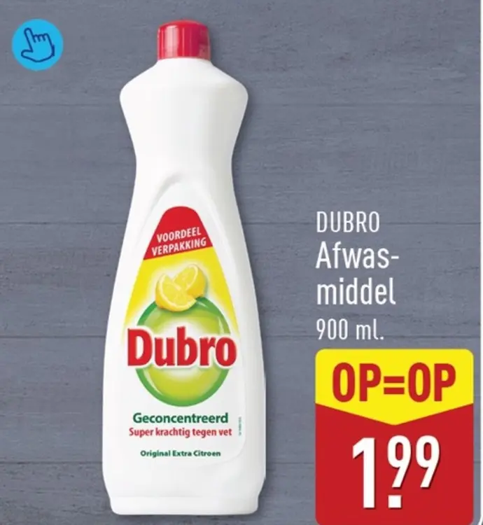 Aanbieding: Dubro Afwasmiddel