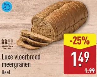 Aanbieding: Luxe vloerbrood meergranen