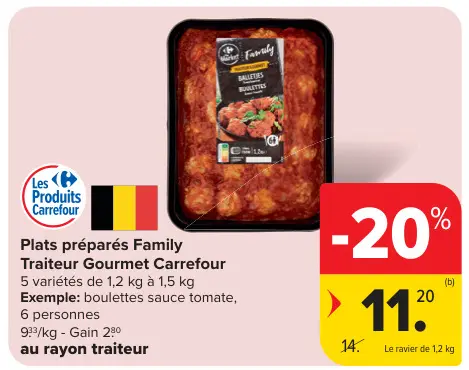 Offre: Plats préparés Family