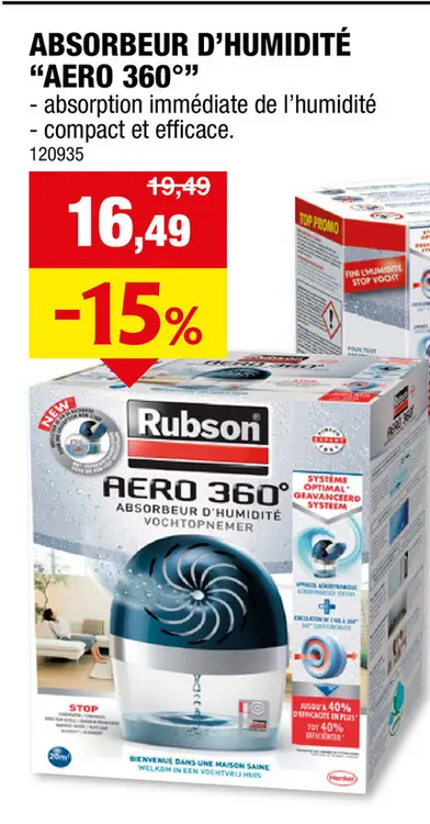 Offre: Absorbeur d'humidité "aero 360°"