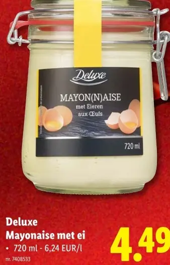 Promotie: Mayonaise met ei