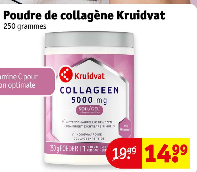 Offre: Poudre de collagène Kruidvat