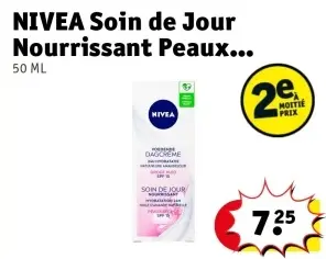 Offre: NIVEA Soin de Jour Nourrissant Peaux...