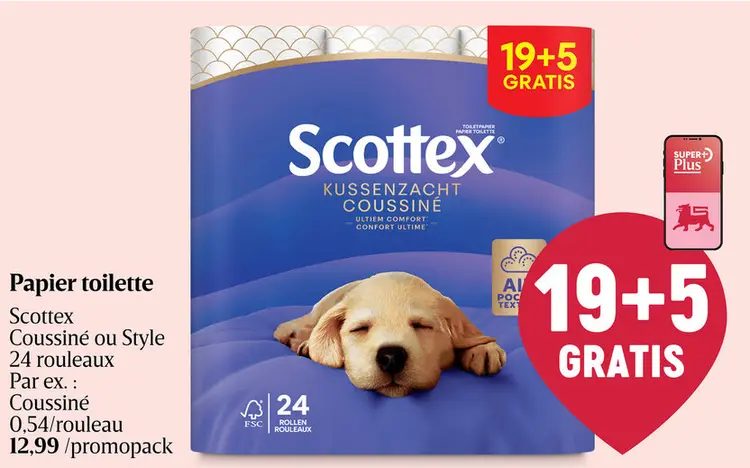 Offre: Papier toilette