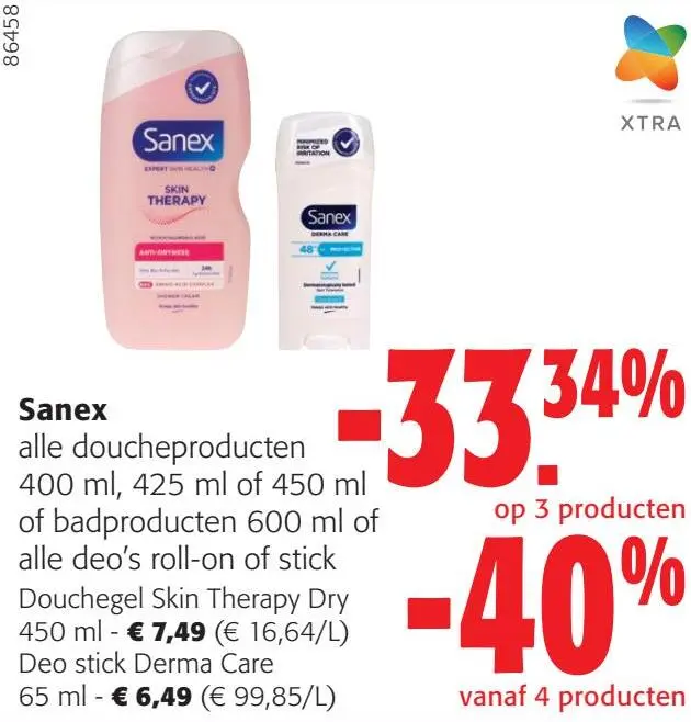 Aanbieding: Doucheproducten, badproducten of deo