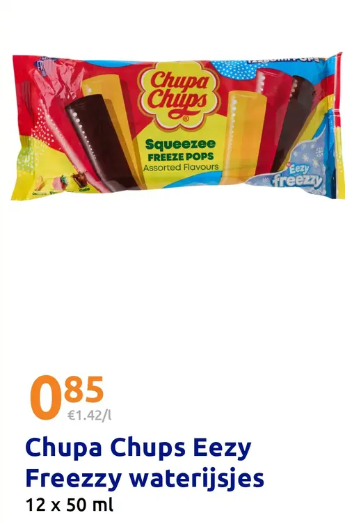 Aanbieding: Chupa Chups Eezy Freezzy waterijsjes