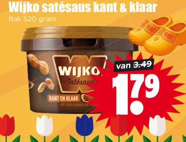 Aanbieding: Satésaus kant & klaar