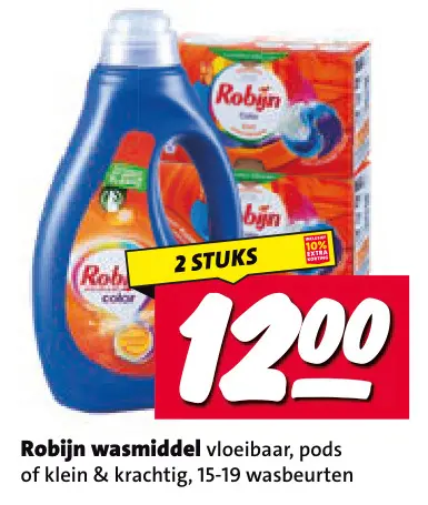 Aanbieding: wasmiddel vloeibaar, pods of klein & krachtig