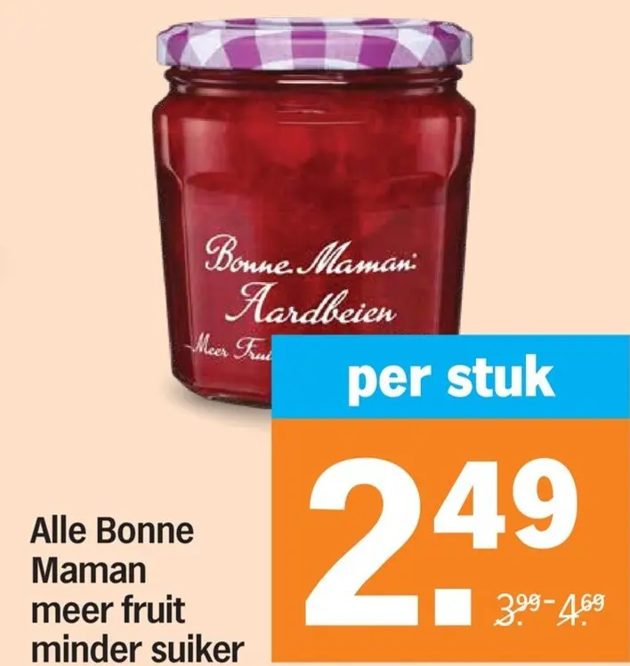 Aanbieding: Meer fruit minder suiker