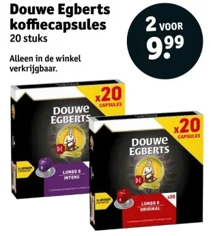 Aanbieding: koffiecapsules