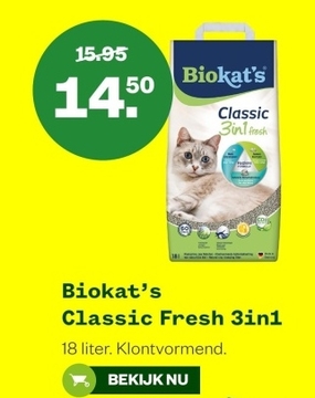Aanbieding: Biokat's Classic Fresh 3in1