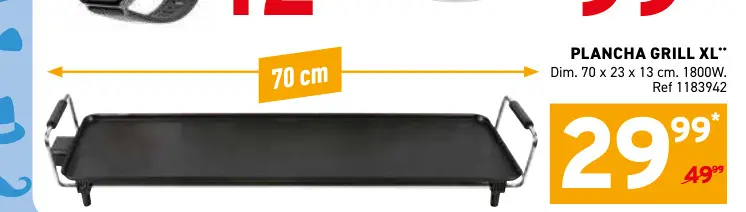 Offre: Plancha grill xl